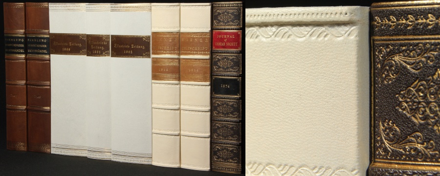 Buchrücken Pergament Dekor-Paneele Buch Optik
